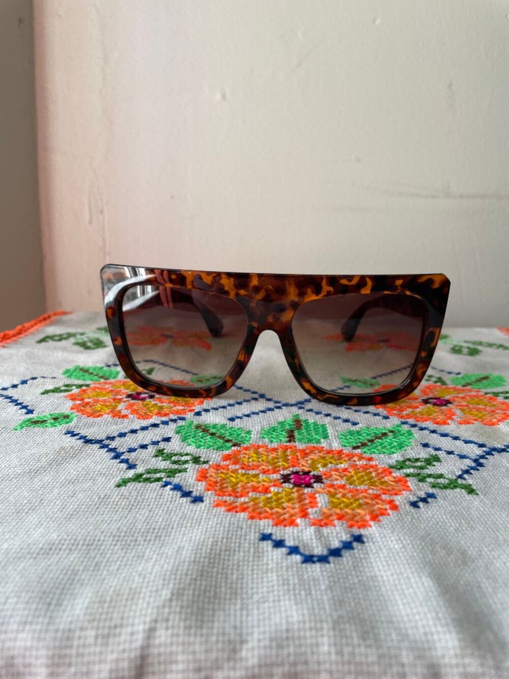 ASOS Retro 80s Tortoiseshell Sunglasses